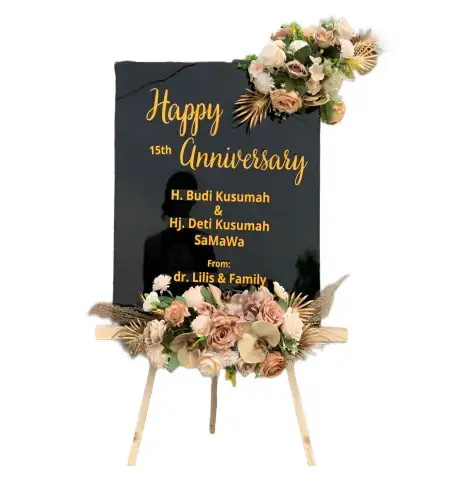 Papan Bunga Akrilik Selumit Pantai