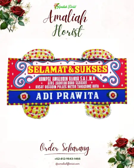Papan Bunga Ucapan Selamat Selumit Pantai